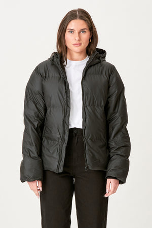 Lexie Coated Jacket - Sort