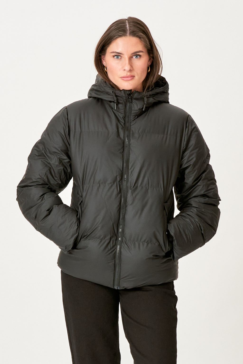 Lexie Coated Jacket - Sort