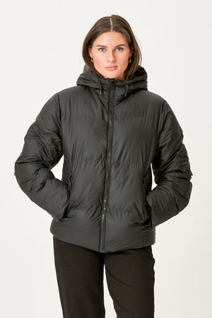 Lexie Coated Jacket - Sort