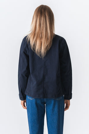 Twill Overshirt - Navy