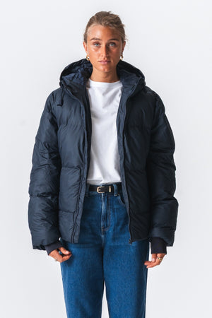 Lexie Coated Jacket - Navy