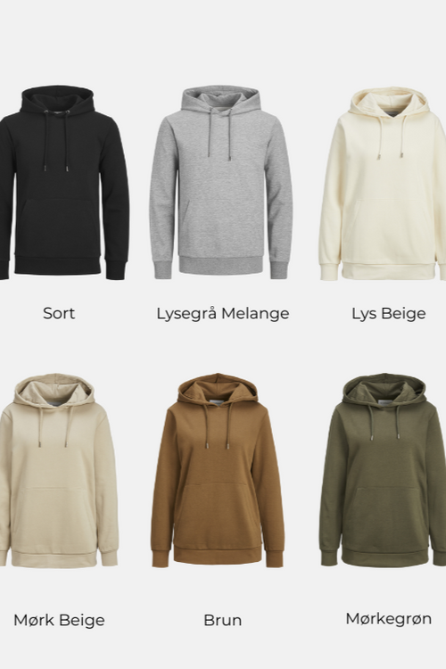 Basic Hoodie Sweat (Women) - Package Deal (2 pcs.) - TeeShoppen Group™ - Shirt - TeeShoppen