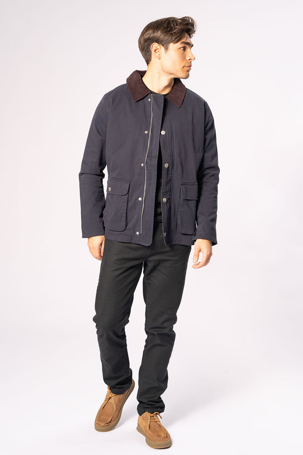 Twill Jakke - Navy