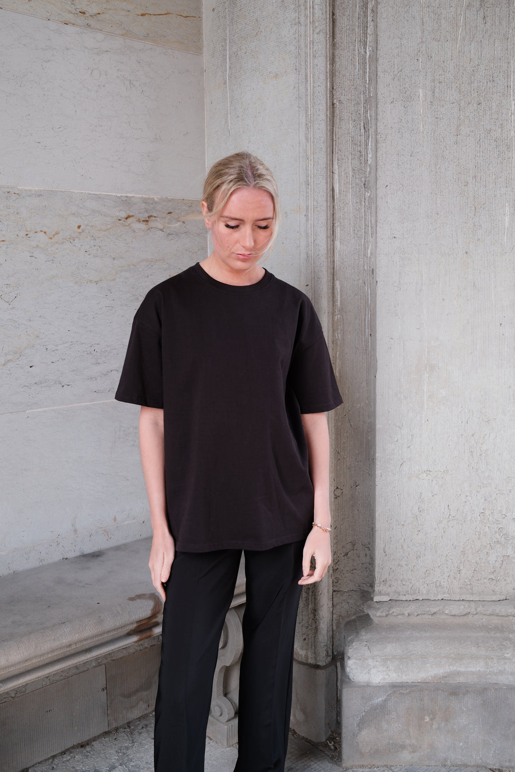 Heavy Boxfit Tee - Sort