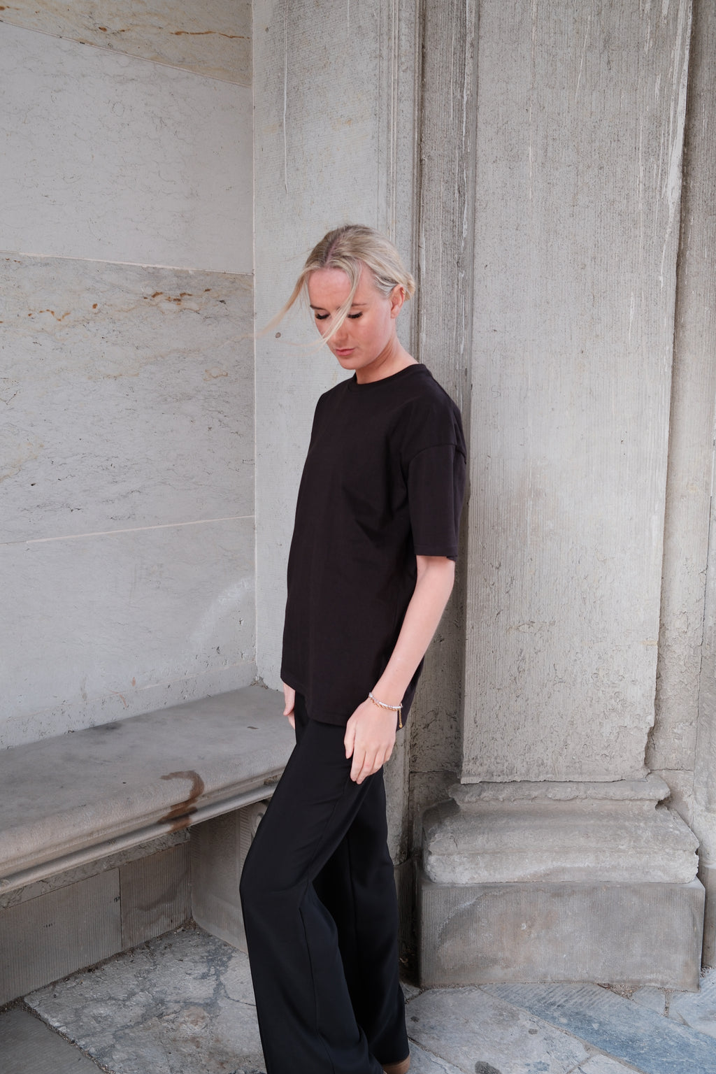 Heavy Boxfit Tee - Sort