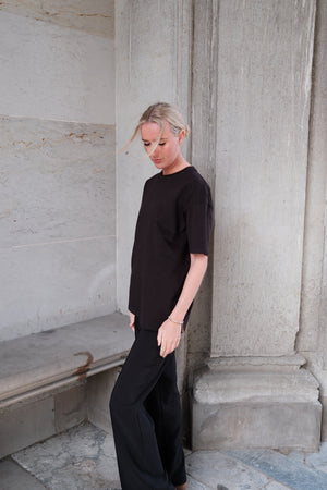 Heavy Boxfit Tee - Sort