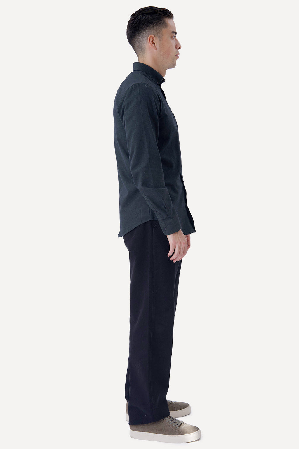 Flannel Skjorte - Mørkegrøn