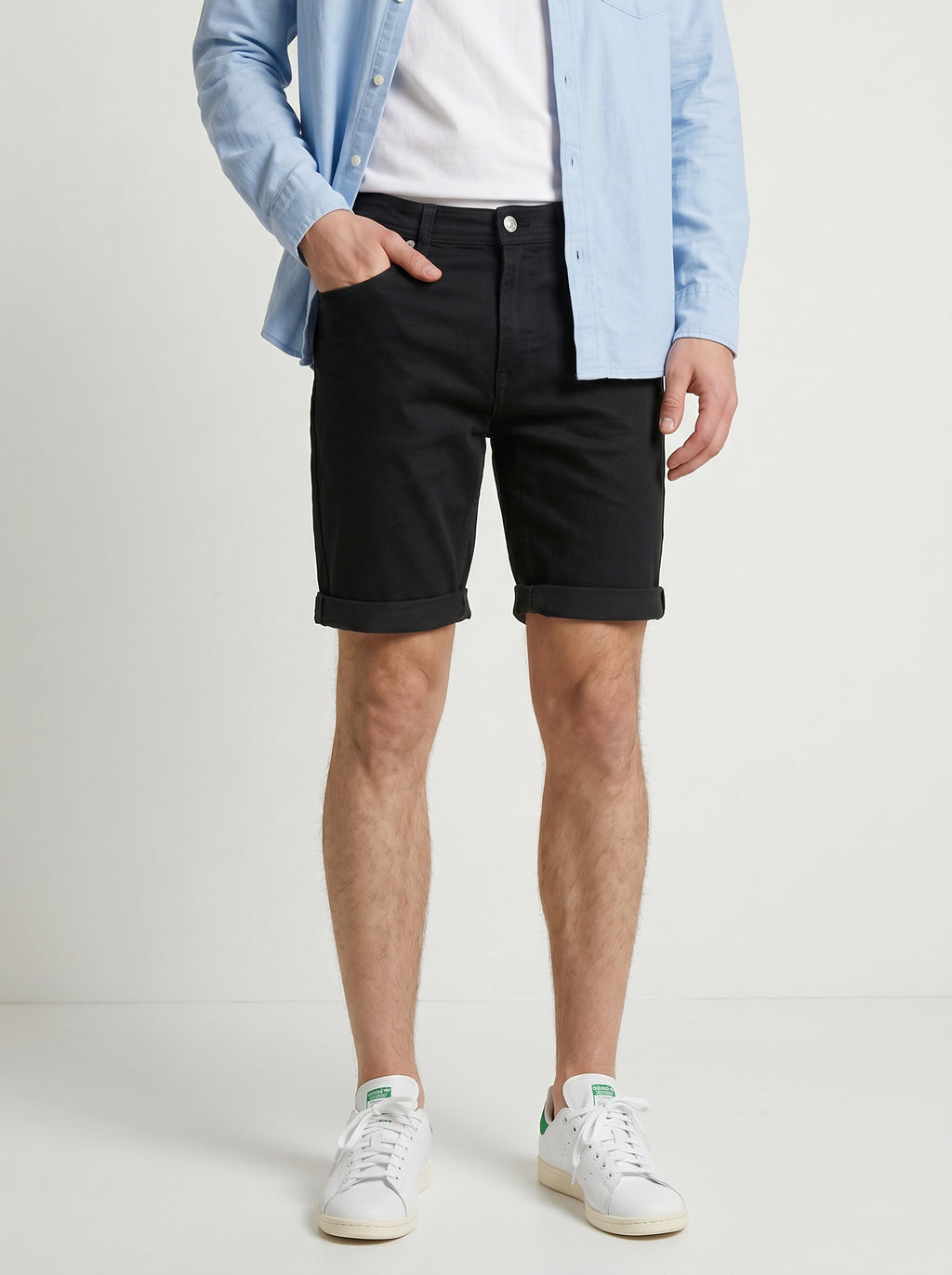 De Originale Performance Denim Shorts - Jet Black