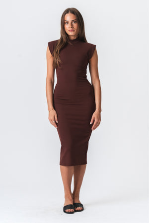 Isabella Kjole - Brun