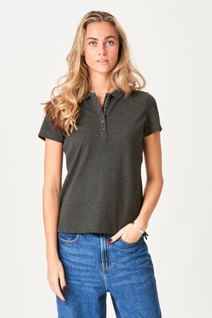 Polo Shirt - Mørke Grå