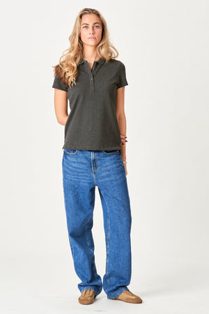 Polo Shirt - Mørke Grå