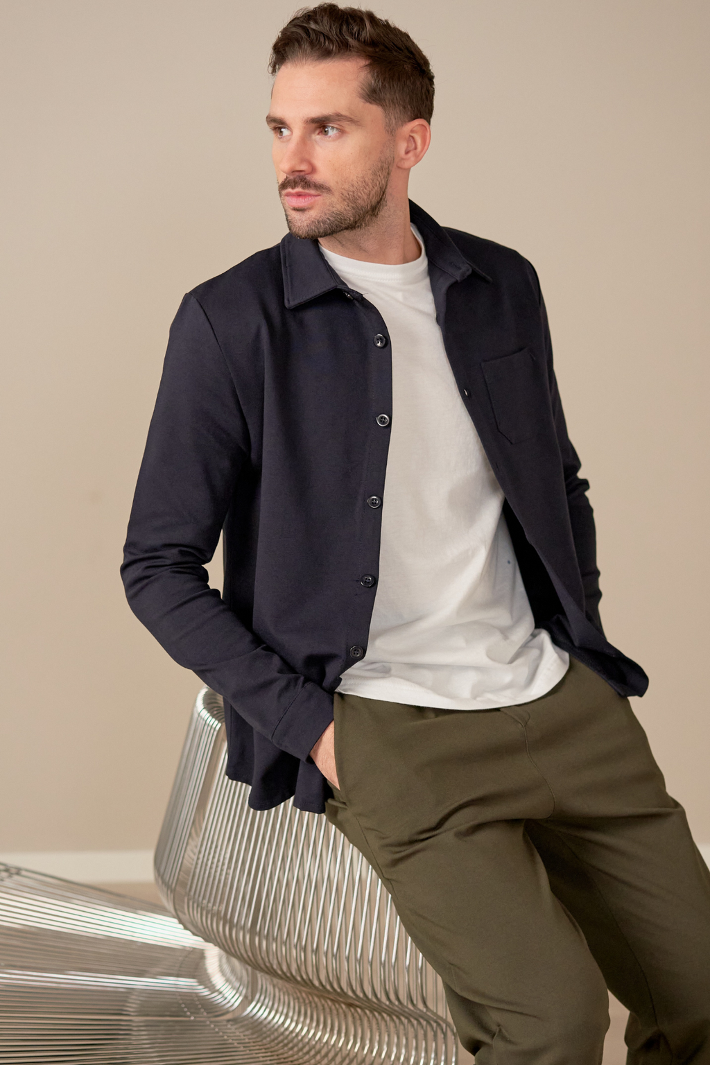 Performance Overshirt - Navy