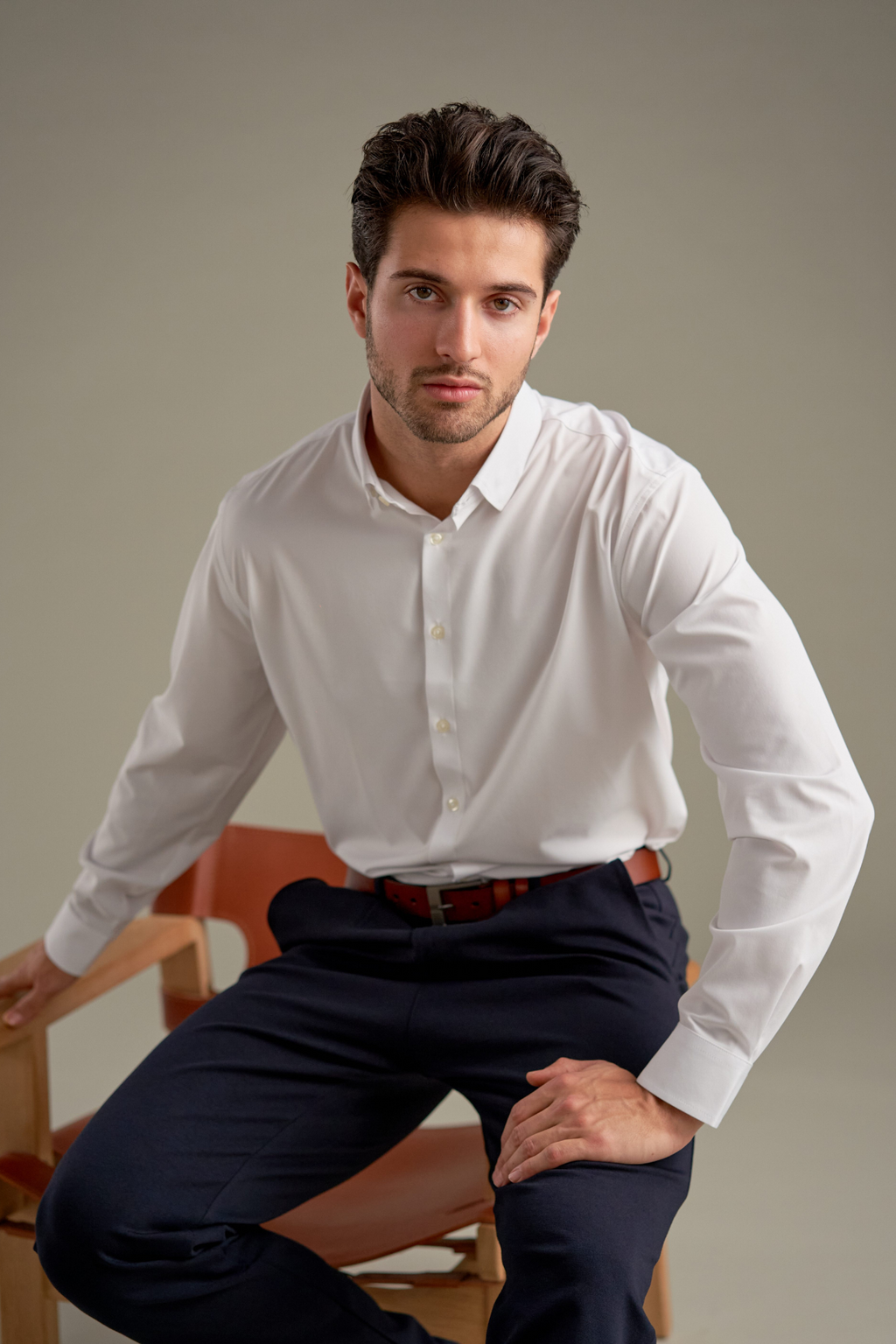 Den Originale Premium Performance Skjorte - Hvid