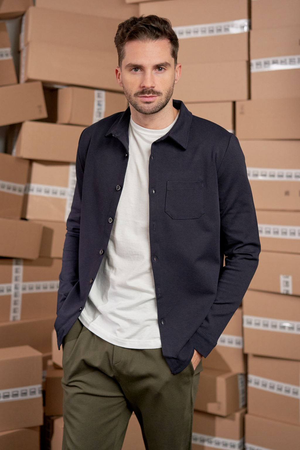 Performance Overshirt - Navy