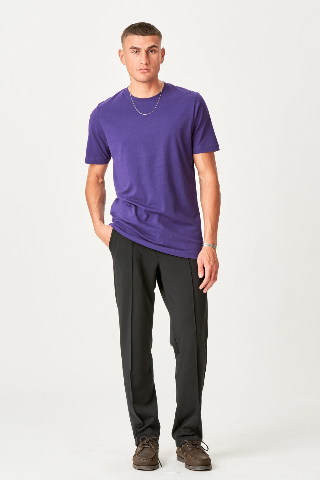 Basic T-shirt - Lilla