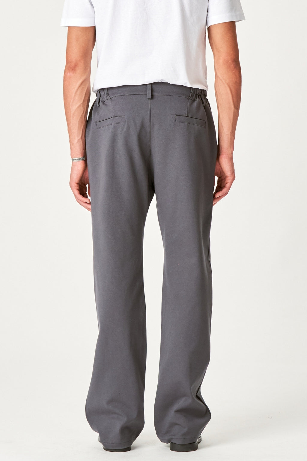 Suit pants loose - Stål Grå