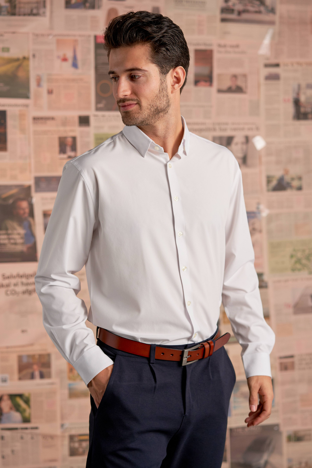 Den Originale Premium Performance Skjorte - Hvid