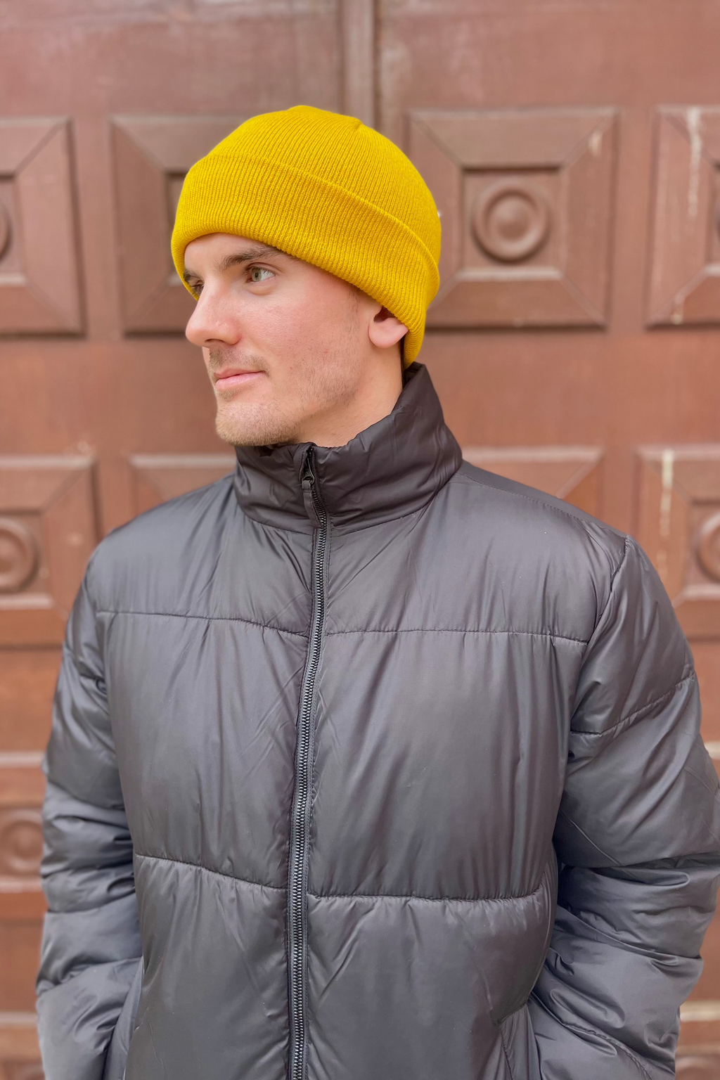 Classic beanie - Inner yellow