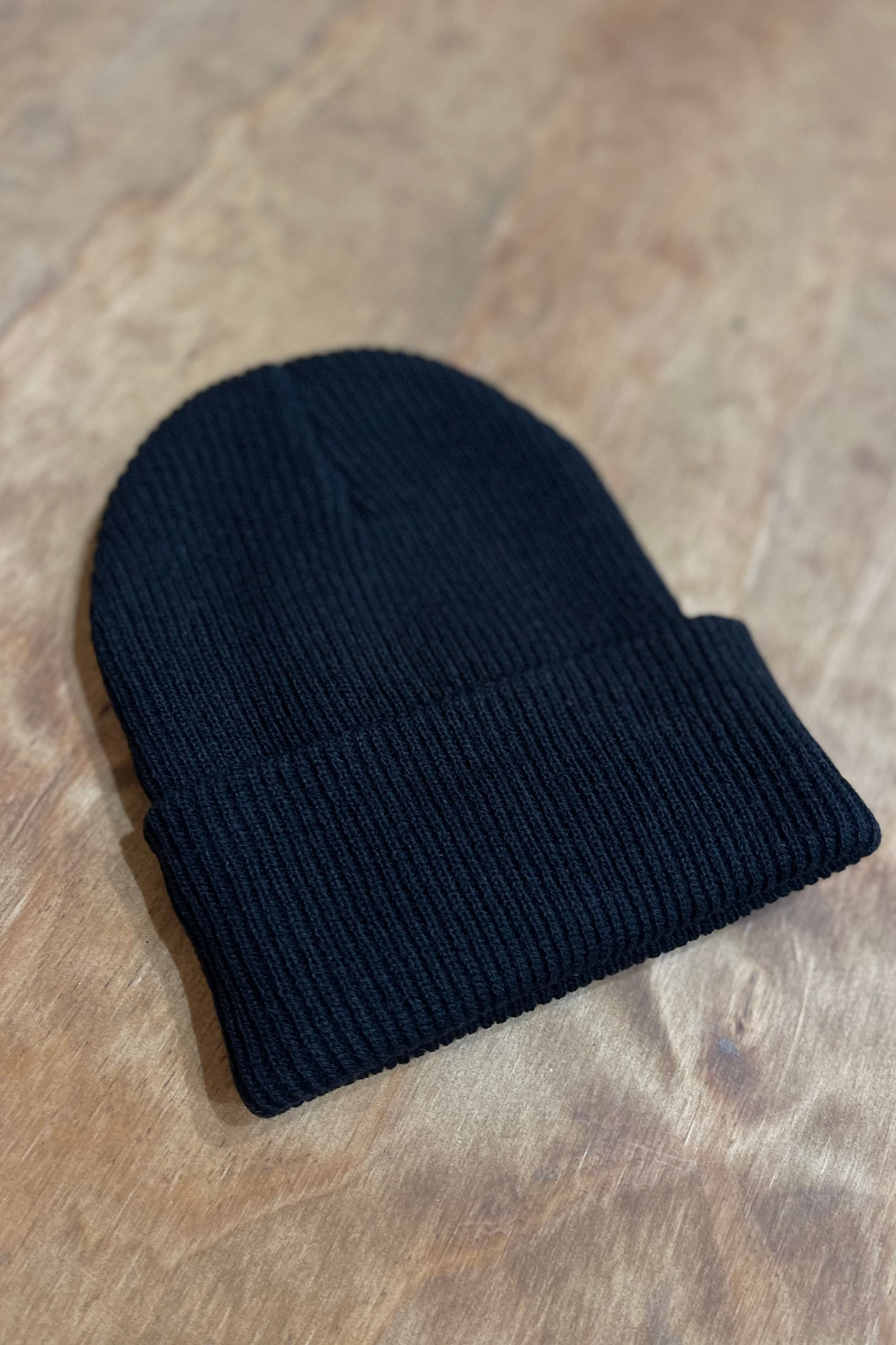 Knitted beanie - Sort