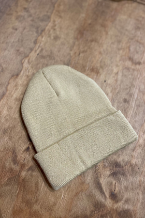 Classic beanie - Mørkbeige