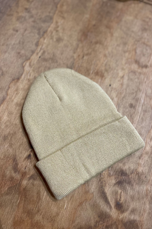 Classic beanie - Mørkbeige