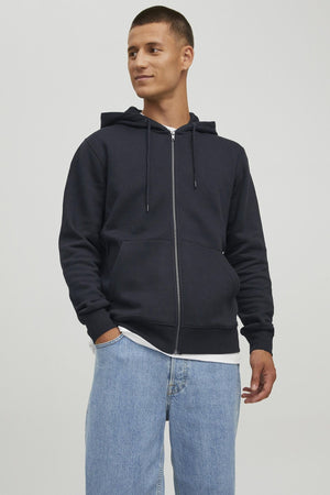 Star Basic Sweat Zip Hoodie - Sort