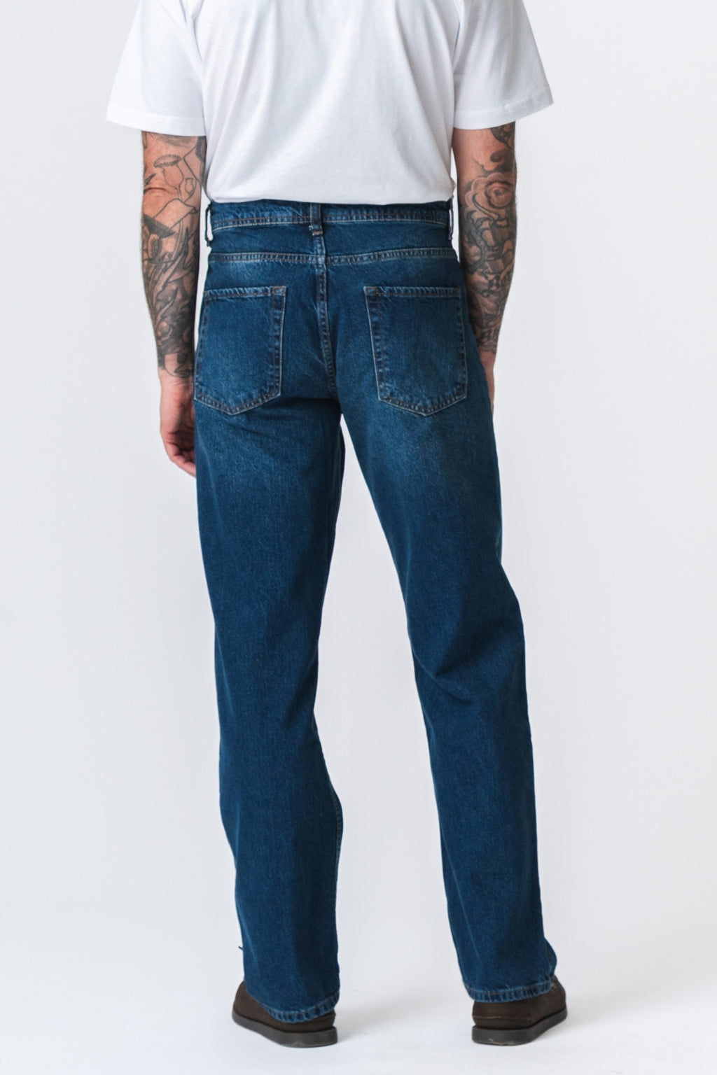 Noah Loose Fit Jeans - Mørkeblå Denim