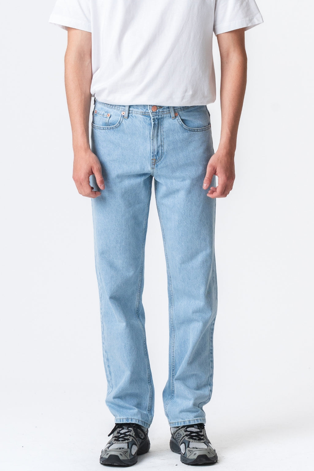 Relaxed Fit Jeans - Light Blue Denim