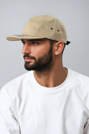 5 Panel Cap - Khaki