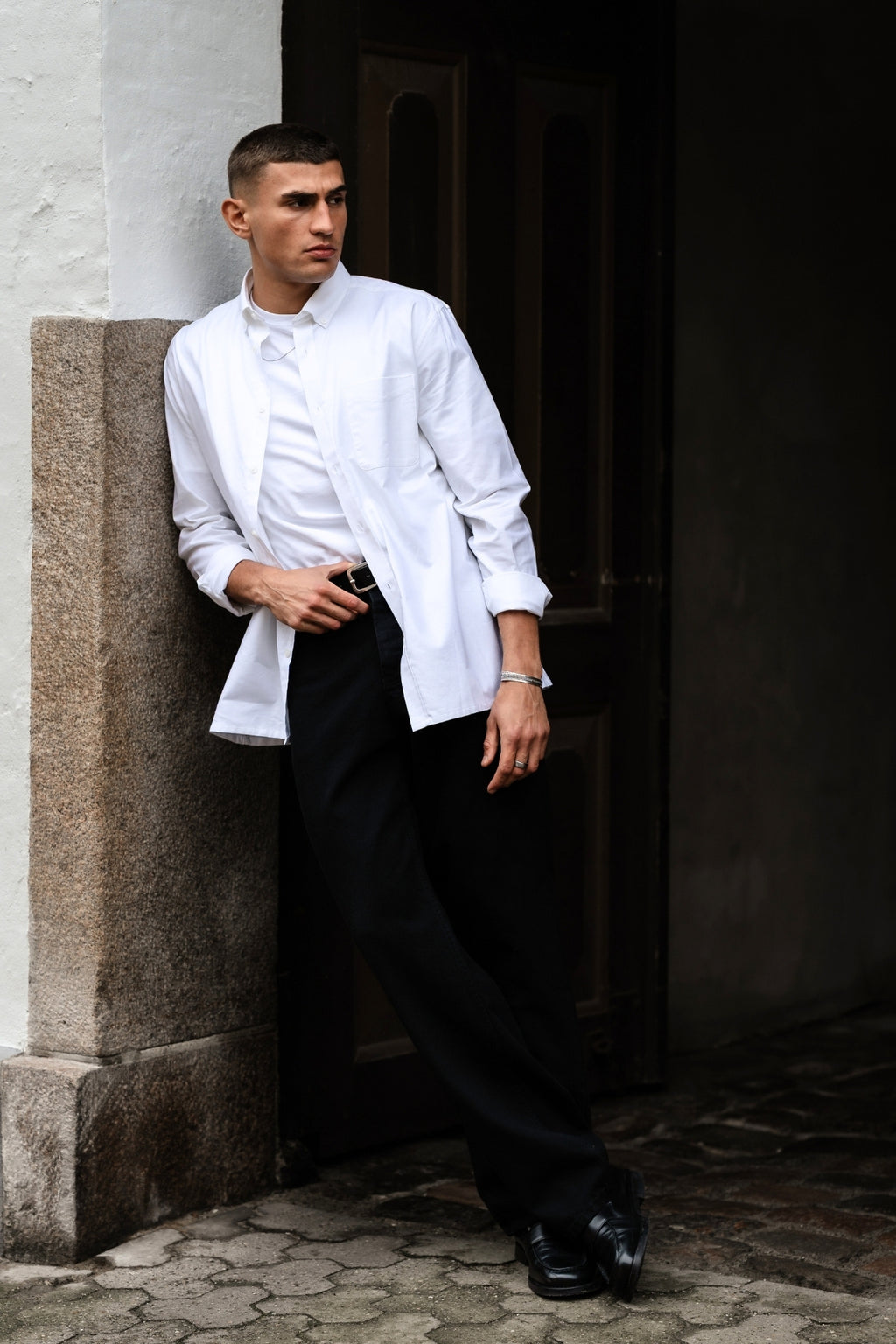 Den Originale Performance Oxford Skjorte - Hvid