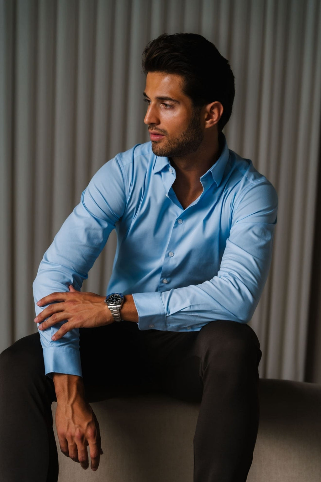 Den Originale Performance Skjorte - Lyseblå