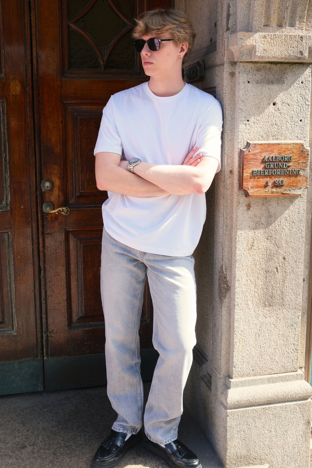 Noah Loose Fit Jeans - Grå Denim