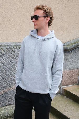 Sweatshirt Hoodie - Aske Grå