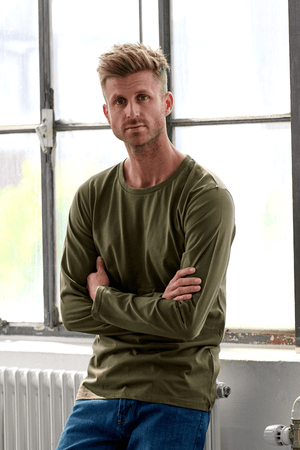 Basic Langærmet T-Shirt - (6 stk.)