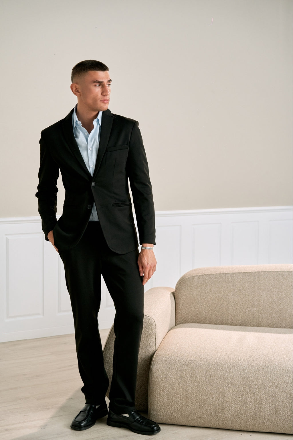 Det Originale Performance Jakkesæt Regular fit - (Sort) (V.I.P)