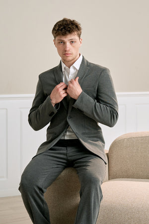 Det Originale Performance Jakkesæt Regular fit - (Mørkegrå) (V.I.P)