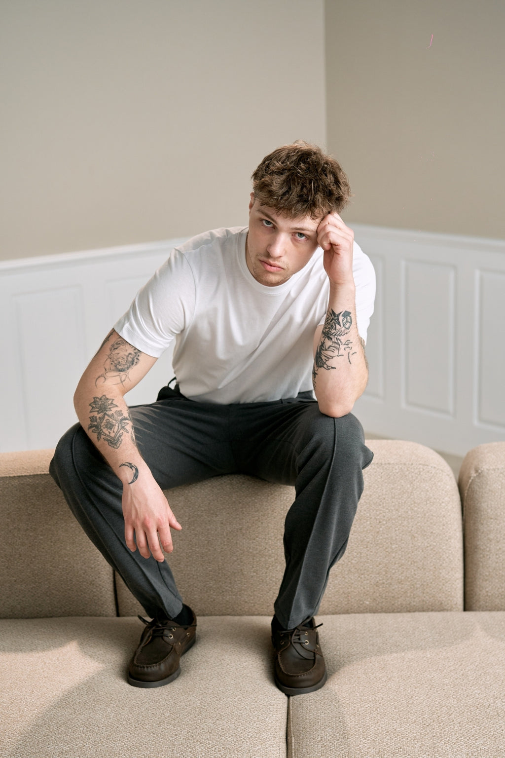 Performance Pants Loose Fit - Grå