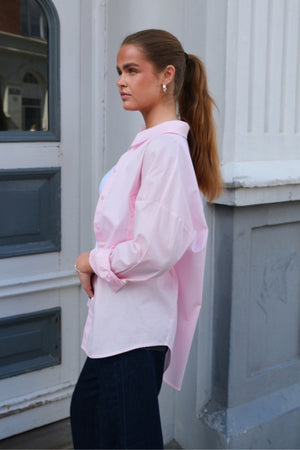 Clara Oversized Skjorte - Rose