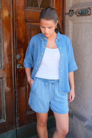 Frame Shorts - Lys Blå Denim