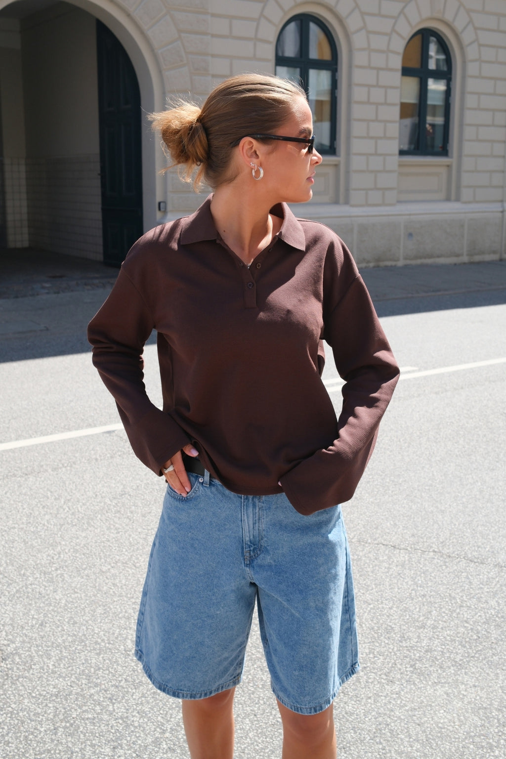 Millie Polo - Seal Brown