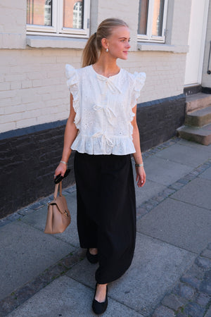 Linn Smock Ancle Skirt - Sort