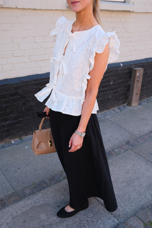 Linn Smock Ancle Skirt - Sort