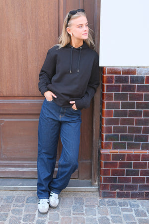 Sweatshirt Hoodie - Sort