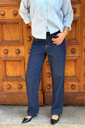 De Originale Performance Wide Jeans - Dark Blue Denim