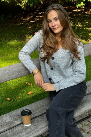 Strikket Cardigan (2 stk.)