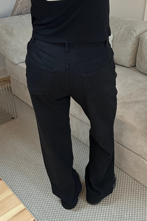 Erica Loose Jeans - Sort