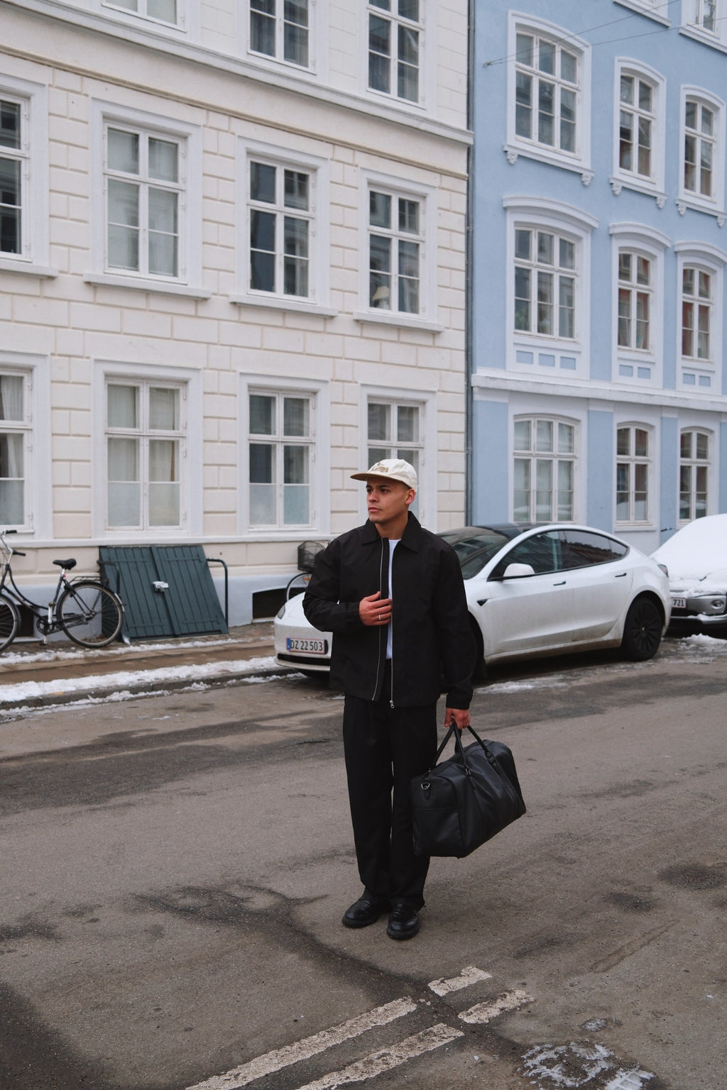 Short Zip Jacket - Sort