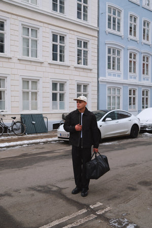 Short Zip Jacket - Sort