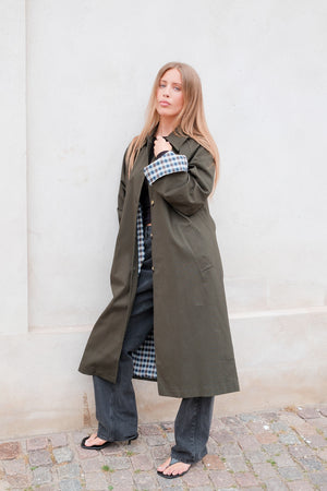 Livia Trenchcoat - Olivengrøn