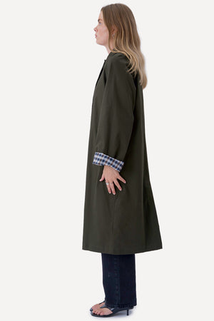 Livia Trenchcoat - Olivengrøn